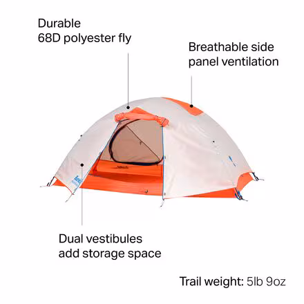 Mountain Pass Tent: 2-Person 4-Season