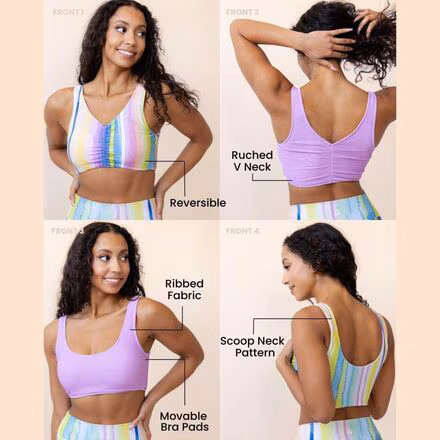 4-Way Bralette Bikini Top - Women's