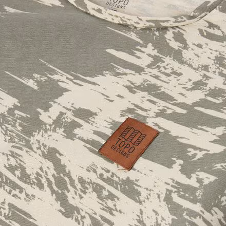 Fracture Print Label Long-Sleeve T-Shirt - Women's