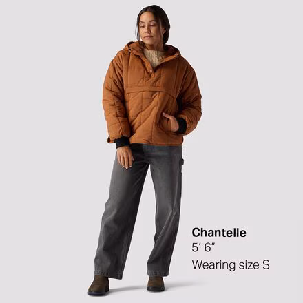 Quilted 1/2 Snap Pullover - Women's