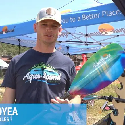 Whiskey Fiberglass 4-Piece Posi-Lok Paddle - Straight Shaft