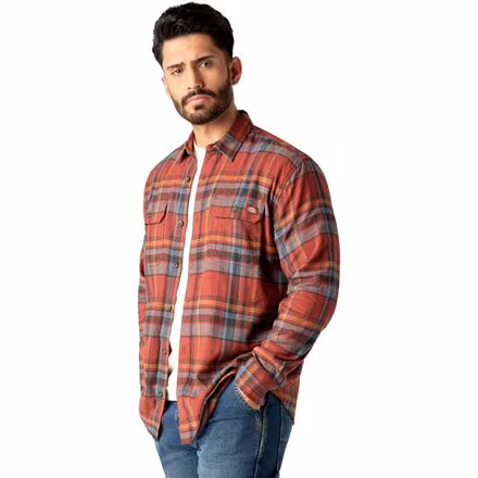 Flex Flannel Relaxed Long-Sleeve Shirt - Men's