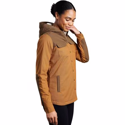 Artisan Hooded Shirt Jacket - Women's
