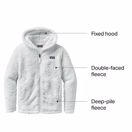 Los Gatos Fleece Hooded Jacket - Girls'