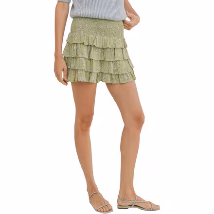 California Girl Tiered Mini Skirt - Women's