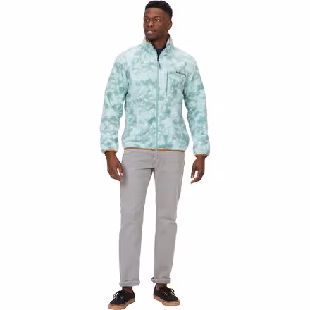 Aros Printed Fleece Jacket - Men's