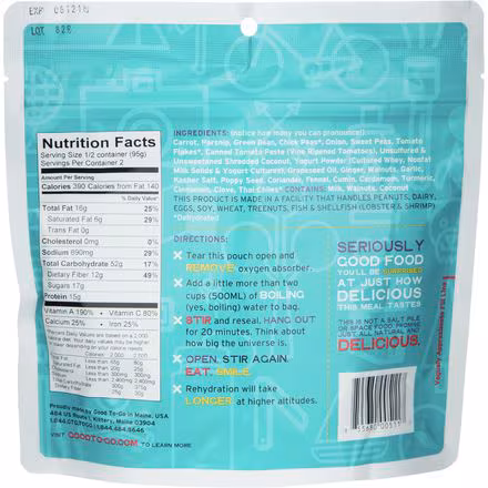 Indian Vegetable Korma - 2 Servings