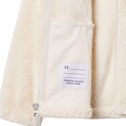 Fire Side Sherpa Hybrid Full-Zip Fleece Jacket - Girls'
