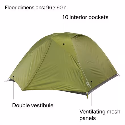 Blacktail 4 Tent: 4-Person 3-Season