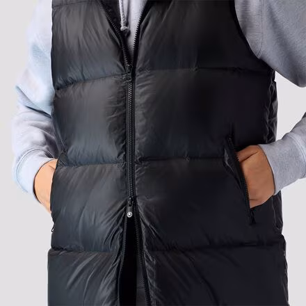 Long Down Parka Vest - Women's