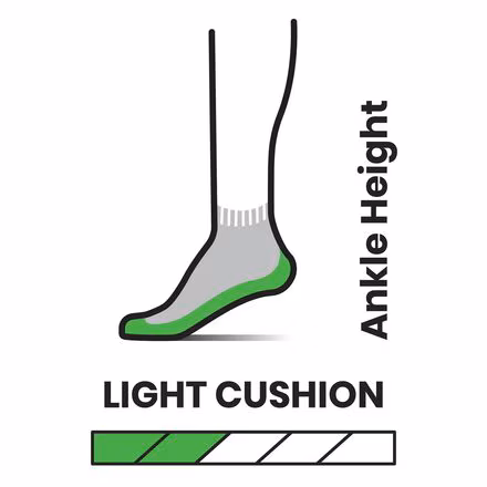 Walk Light Cushion Ankle Sock