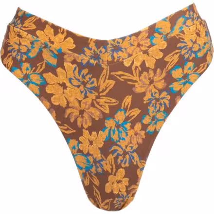 Oasis Floral Deep-V Hi Waist Bikini Bottom - Women's