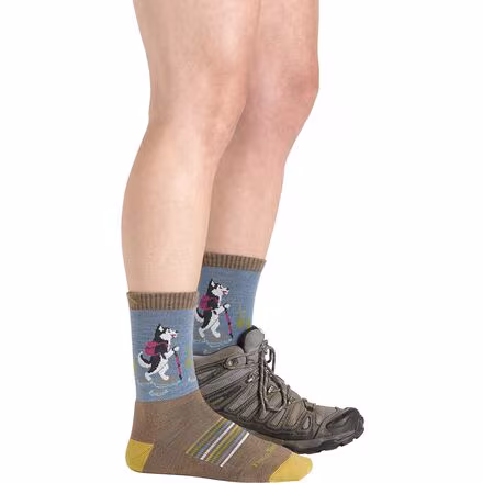 Critter Club Micro Crew Lightweight Cushion Sock - Women's
