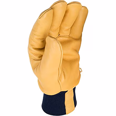1927KW Lined Premium Grain Pigskin Palm Glove + Knit Wrist