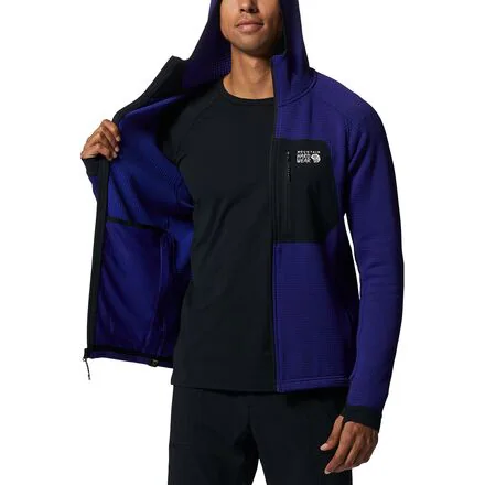 Polartec Power Grid Full-Zip Hoodie - Men's