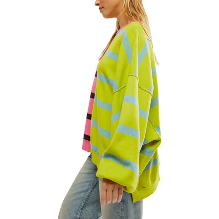 Uptown Stripe Pullover Sweater - Women's