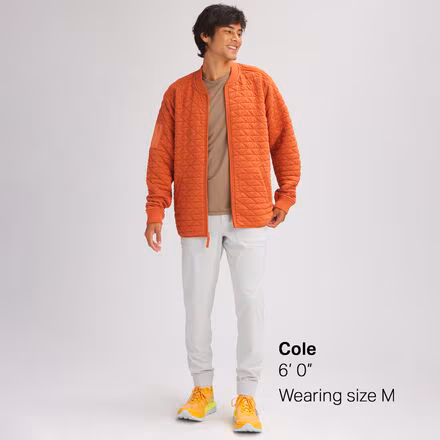 Quilted Military Jacket - Men's