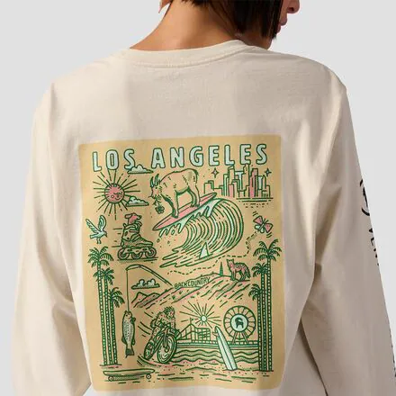 Los Angeles Poster Long-Sleeve T-Shirt