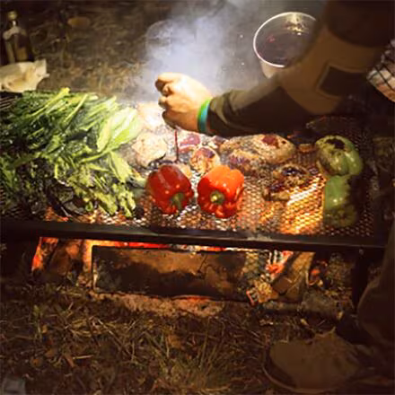Lumberjack Over Fire Grill