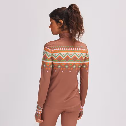 Lightweight Poly 1/4-Zip Baselayer Top - Women's