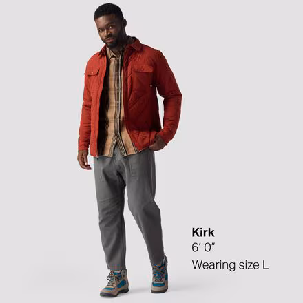 Quilted Insulated Shirt Jacket - Men's