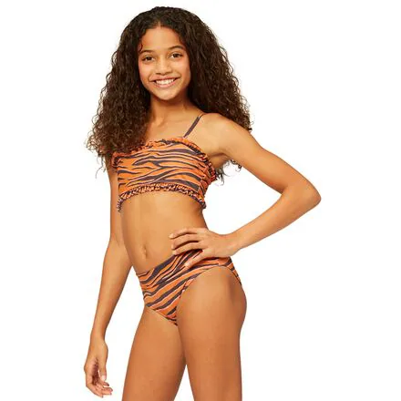 Sneakaway Ruffle Tank Bikini Set - Girls'