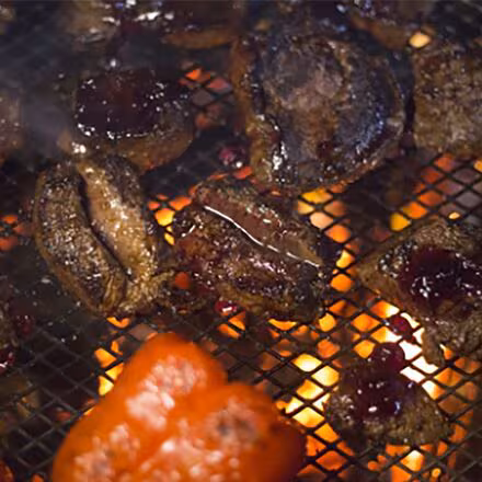 Lumberjack Over Fire Grill