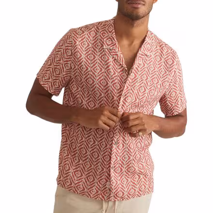 Short-Sleeve Tencel Linen Resort Shirt - Men's