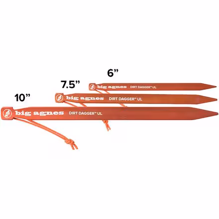 Big Agnes Dirt Dagger UL Tent Stakes - 6-Pack