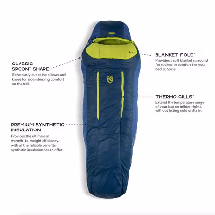 Forte Endless Promise Sleeping Bag: 20F Synthetic
