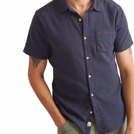 Short-Sleeve Stretch Selvage Shirt - Men's