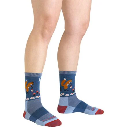 Critter Club Micro Crew Lightweight Cushion Sock - Women's