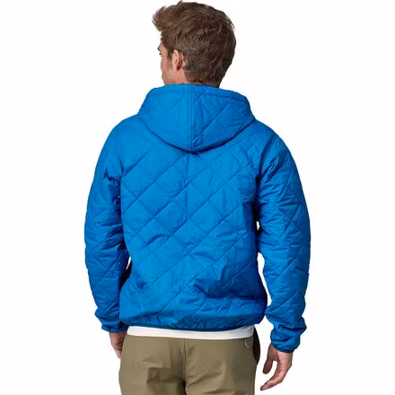 Diamond Quilted Bomber Hooded Jacket - Men's