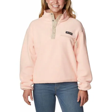 Helvetia Cropped Half Snap Pullover - Women's