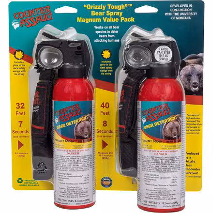 8.1oz Bear Deterrent Spray - 2-Pack + Belt Holster