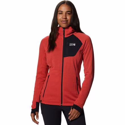 Polartec Power Grid Full-Zip Hooded Jacket- Women's