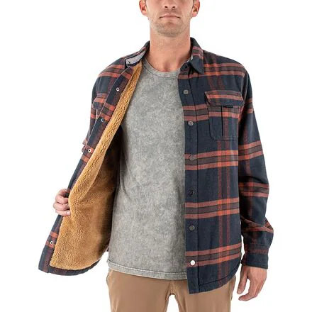 Sherpa Flannel Shirt Jacket - Men's