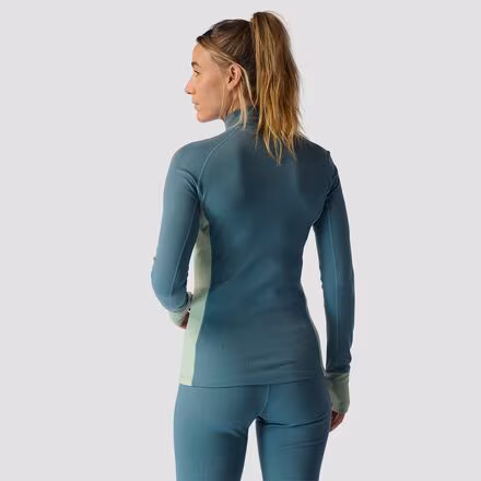 Spruces Mid-Weight Merino Baselayer 1/4-Zip Top - Women's