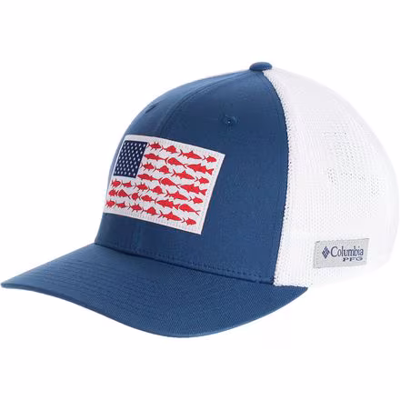 PFG Mesh Fish Flag Trucker Hat