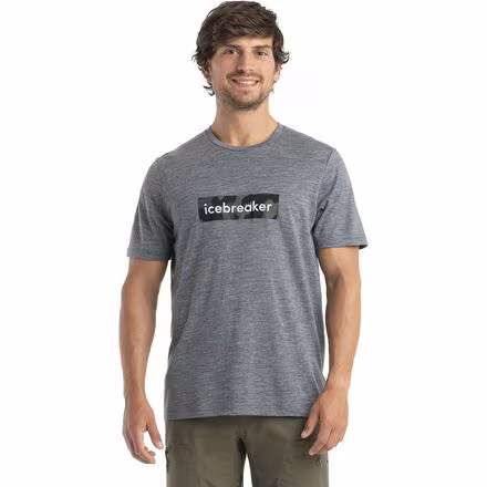 Merino 150 Tech Lite II T-Shirt Natural Shades Logo - Men's