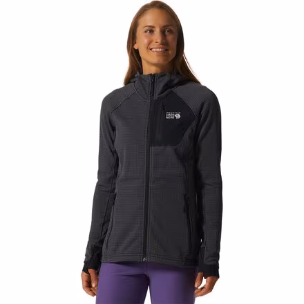 Polartec Power Grid Full-Zip Hooded Jacket- Women's