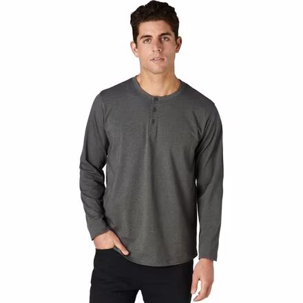 X Cotton Long-Sleeve Henley - Men's