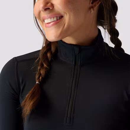 Lightweight Poly 1/4-Zip Baselayer Top - Women's