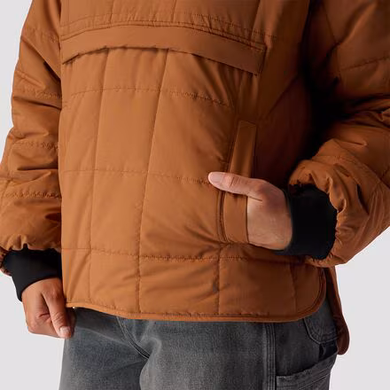 Quilted 1/2 Snap Pullover - Women's