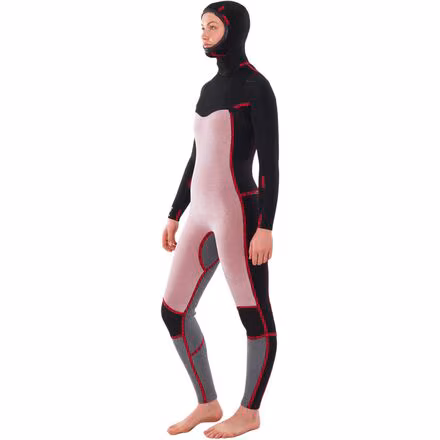 Dawn Patrol 5/4 Chest-Zip Hooded Wetsuit - Women's