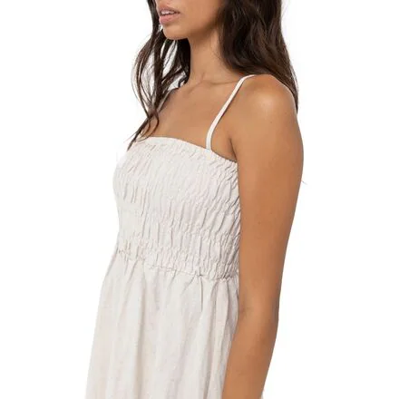 Classic Shirred Midi Dress - Women's