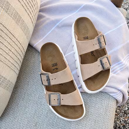 Arizona Chunky Suede Narrow Sandal - Women's