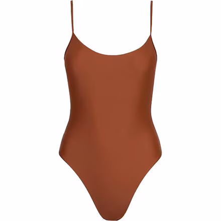 Classic Minimal One Piece Swimsuit - Women's