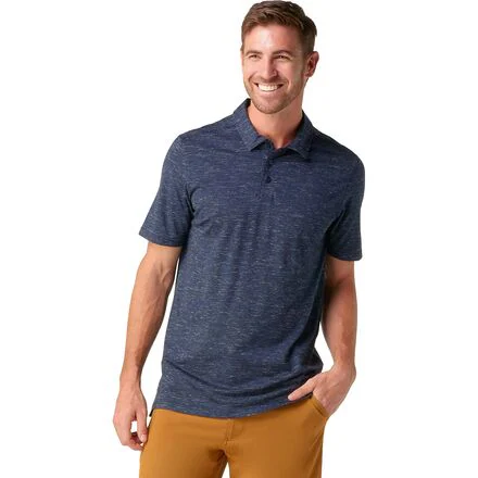 Merino Hemp Blend Short-Sleeve Polo Shirt - Men's