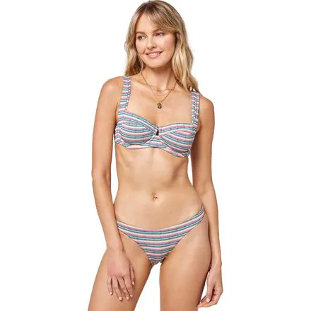 Camellia Pointelle Rib Bikini Top - Women's